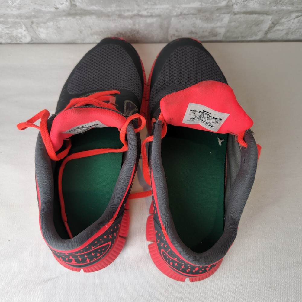 Nike Women's Free Run+3 Grey Crimson 510643-060 Running Sneakers Size 9 - Picture 6 of 7